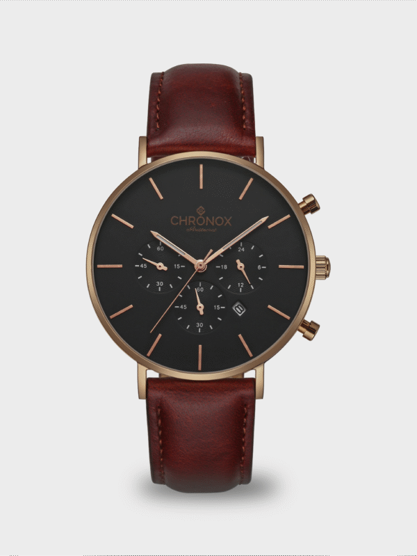 CHRONOX Jam Tangan Pria Kulit Analog - CX1006 EVERLAST